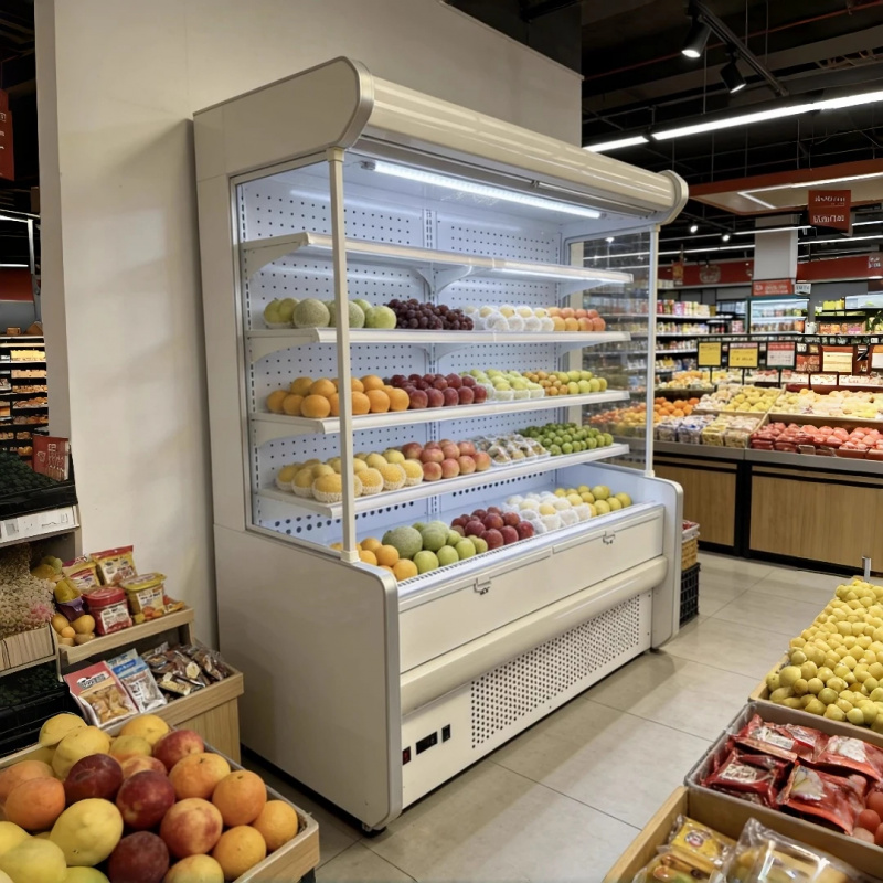 custom.Multi-Deck Open Showcas - Commercial Chest Freezer ulasan dan harga